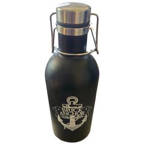 Insulated Beer SS Growler w/ Swing Top Lid Beer Incline Brick Anchor Brew House